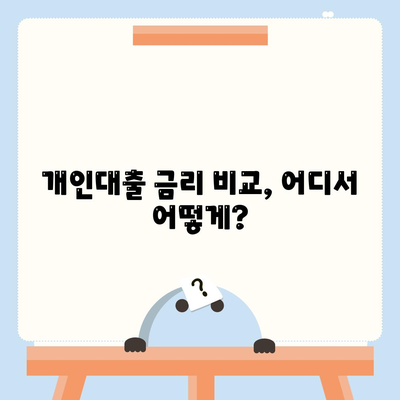 개인대출 신청