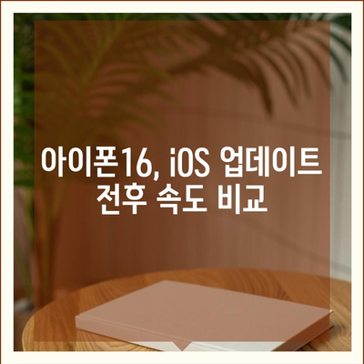 iOS 업데이트 후 아이폰16 벤치마크 결과 비교