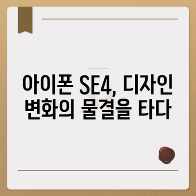 아이폰 SE4 디자인 변경과 아이폰 16 미니의 운명