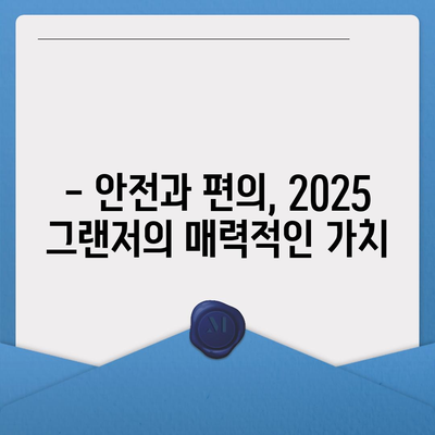 가격 상승 최소화, "2025 그랜저"의 안전하고 만족스러운 선택