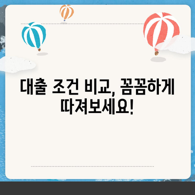 개인사업자 소상공인 대출, 나에게 맞는 상품 찾기 |  대출 조건 비교, 금리 확인, 신청 방법