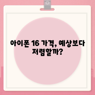 아이폰 16 대박? 유출 디자인, 색상, 출시 가격, 출시일