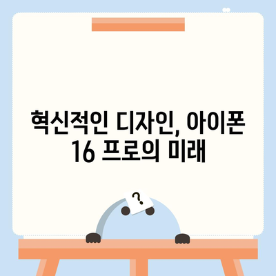 아이폰 16 프로 디자인 | 어떤 혁신이 나올까?