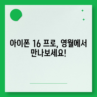 강원도 영월군 영월읍 아이폰16 프로 사전예약 | 출시일 | 가격 | PRO | SE1 | 디자인 | 프로맥스 | 색상 | 미니 | 개통