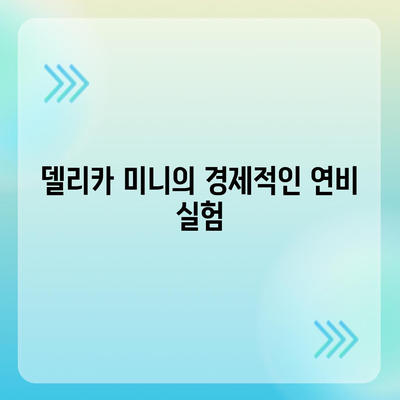 미쓰비시 델리카 미니, 저렴한 가격과 놀라운 성능