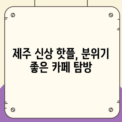 제주 신상 핫플, 가성비 뛰어난 제주당 베이커리 카페