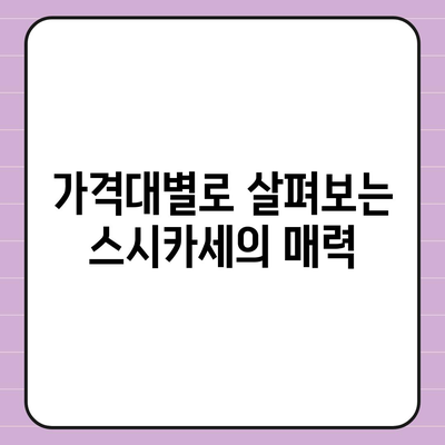 다양한 종류! 롯데백화점 스시카세