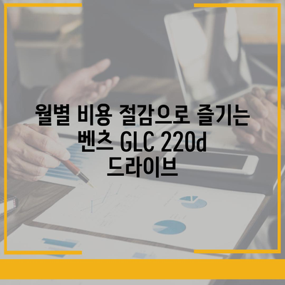 벤츠 GLC 220d의 월별 비용이 적은 초기 비용 없는 가격