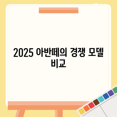 2025 아반떼 가격 및 제원 변동 소식