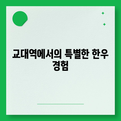 교대역 순정한우정육식당, 가격이 장점인 한우 전문점