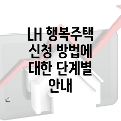 LH 행복주택 신청 방법에 대한 단계별 안내