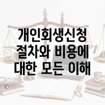 개인회생신청 절차와 비용에 대한 모든 이해