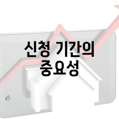 신청 기간의 중요성