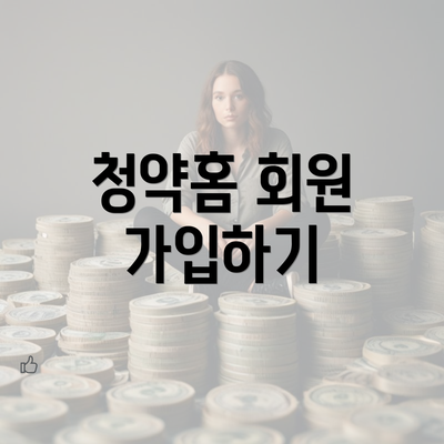 청약홈 회원 가입하기