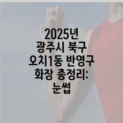 2025년 광주시 북구 오치1동 반영구 화장 총정리: 눈썹