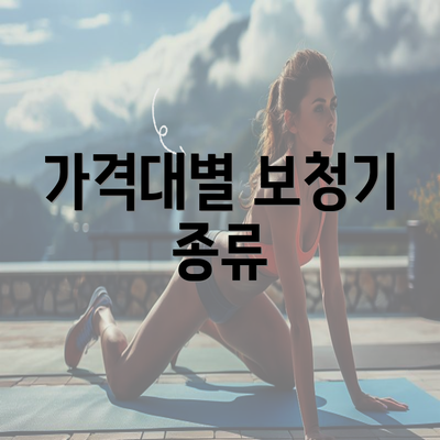 가격대별 보청기 종류