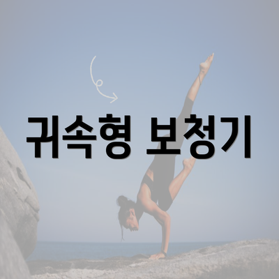 귀속형 보청기