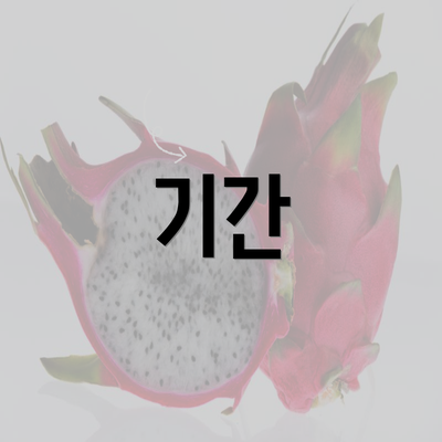 기간