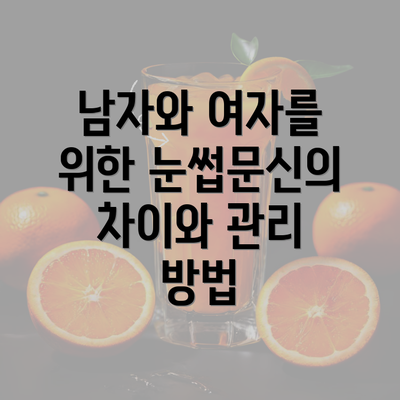 남자와 여자를 위한 눈썹문신의 차이와 관리 방법