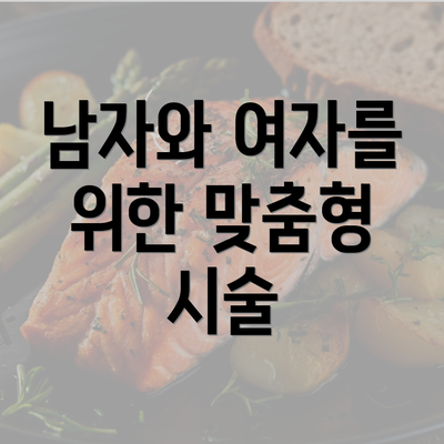 남자와 여자를 위한 맞춤형 시술