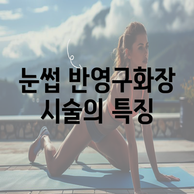 눈썹 반영구화장 시술의 특징