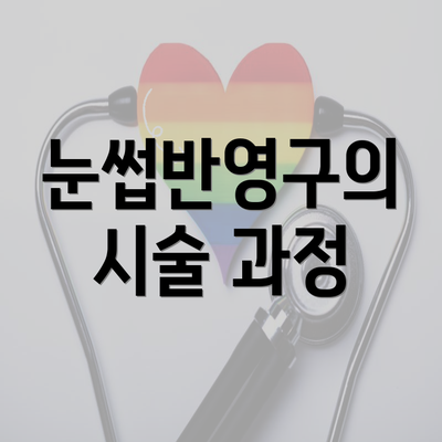 눈썹반영구의 시술 과정