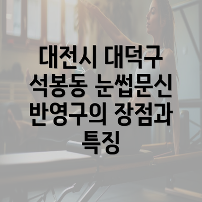 대전시 대덕구 석봉동 눈썹문신 반영구의 장점과 특징