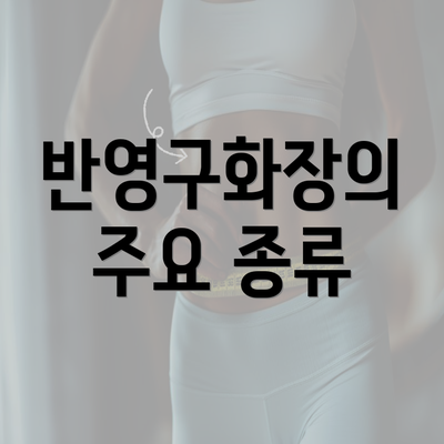 반영구화장의 주요 종류