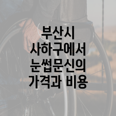 부산시 사하구에서 눈썹문신의 가격과 비용