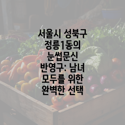 서울시 성북구 정릉1동의 눈썹문신 반영구: 남녀 모두를 위한 완벽한 선택