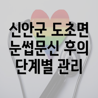 신안군 도초면 눈썹문신 후의 단계별 관리