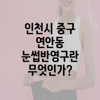 인천시 중구 연안동 눈썹반영구란 무엇인가?