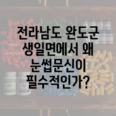 전라남도 완도군 생일면에서 왜 눈썹문신이 필수적인가?