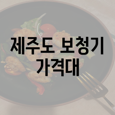 제주도 보청기 가격대