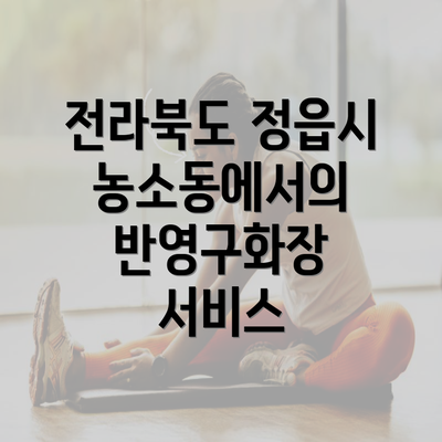 전라북도 정읍시 농소동에서의 반영구화장 서비스