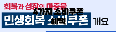 4가지 소비쿠폰 혜택