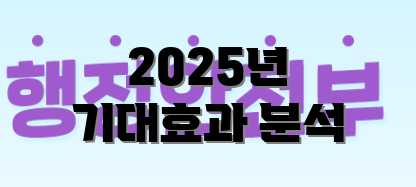 2025년 기대효과 분석